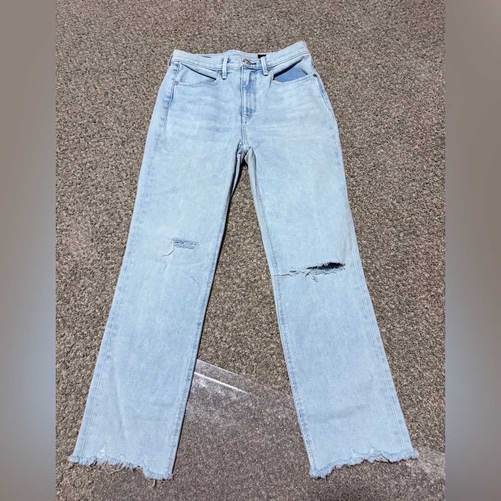 rag & bone Light Blue Straight Leg Jeans